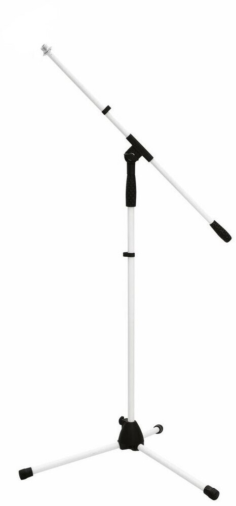 Omnitronic Mikrofonstativ MS-1W mit Galgen weiß (60005835)
