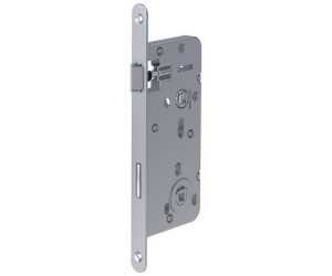 Basi Mortise Interior Door Lock Silver for Bathroom/WC Doors (Ö9210-0002)
