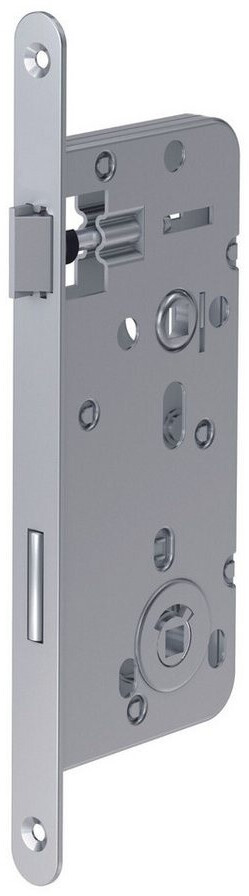 Basi Mortise Interior Door Lock Silver for Bathroom/WC Doors (Ö9210-0002)