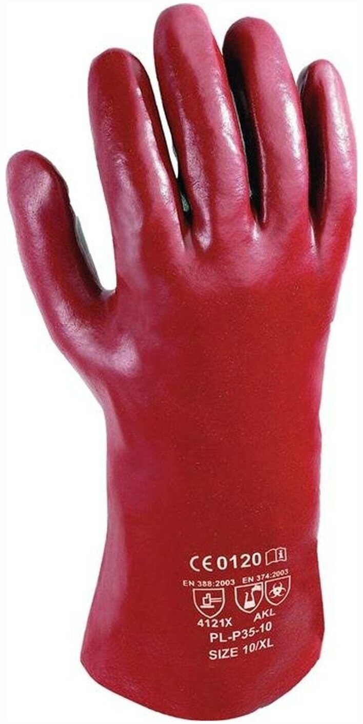 Asatex Pirat chemical protection gloves reddish-brown (PL-P)