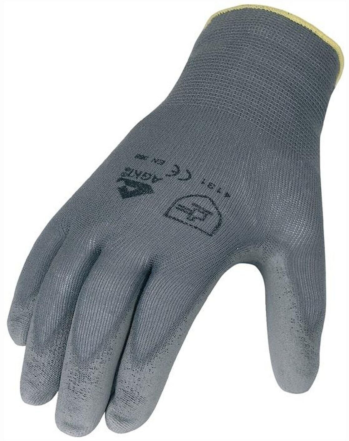 Asatex Gloves Nylon with PU grey (3701/9)
