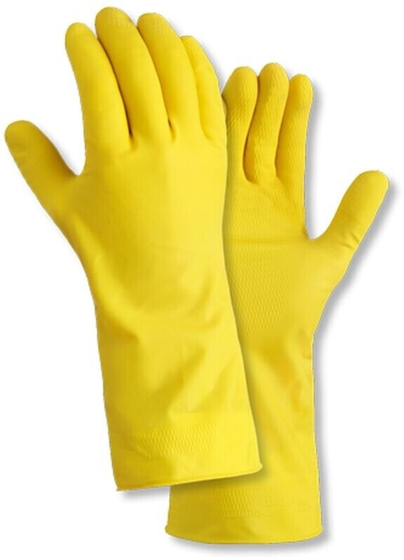 teXXor Household gloves natural latex yellow (2220-8)