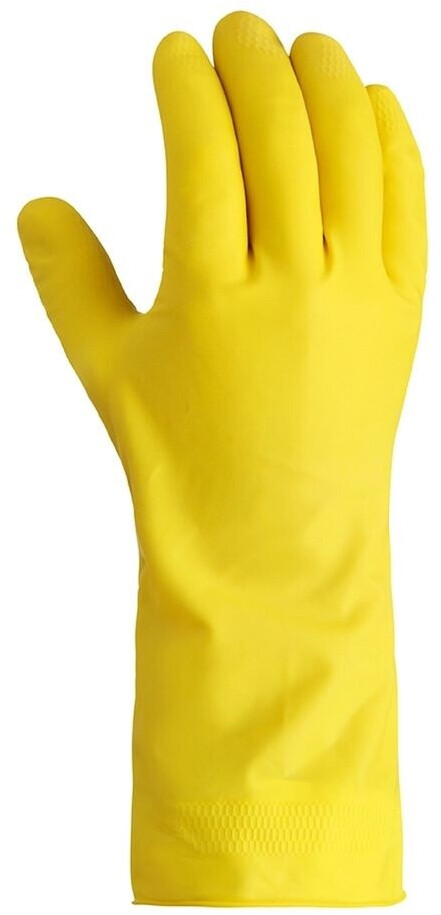 teXXor Household gloves natural latex yellow