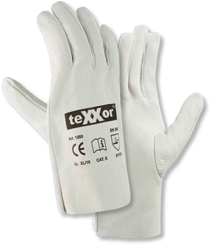 teXXor Sheepskin Nappa Gloves VOLLEDER, Natural (1260-7)