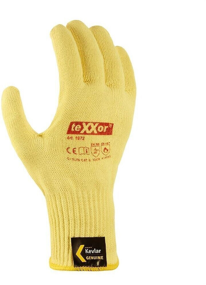 teXXor Kevlar medium knit work gloves with PVC dots (1972)