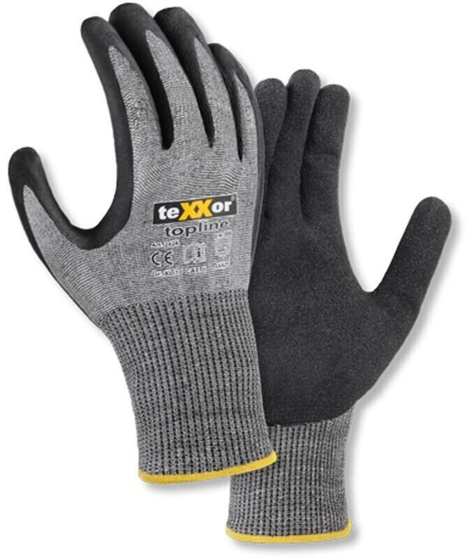 teXXor Cut-resistant assembly gloves CUT PRO³ grey/black (2424)