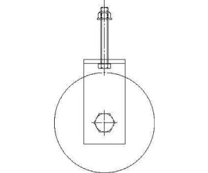 Munk Pulley for 2- and 3-part rope extension ladders (019686)
