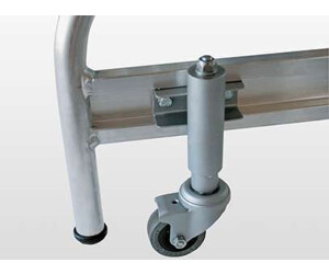 Munk Spring brake castors for work platforms with 2 steps, set of 4, Ø 50 mm (50068)