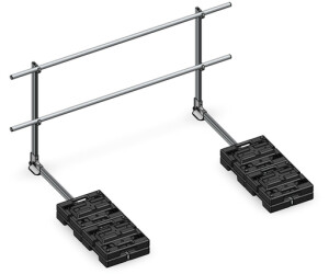 Munk Exit railing lateral 2 m with ballast freestanding (60964)