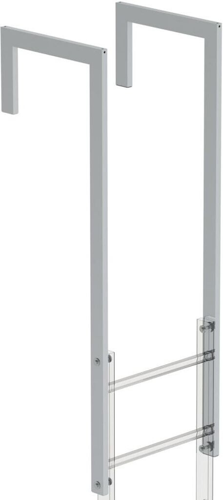 Munk Barandilla de salida angulada de Aluminio para escaleras (62049)