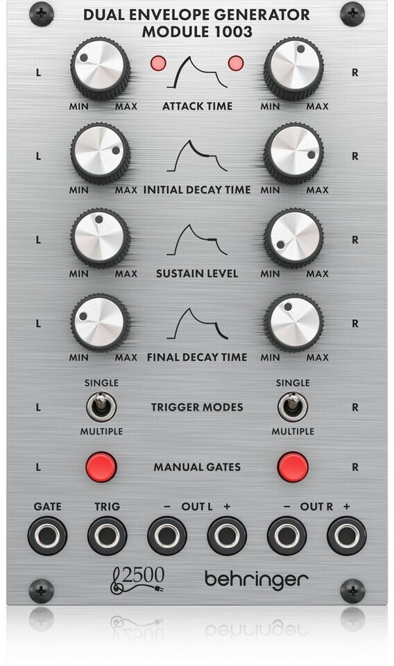 Behringer Dual Envelope Generator Module 1003 for Eurorack (P0E8W)