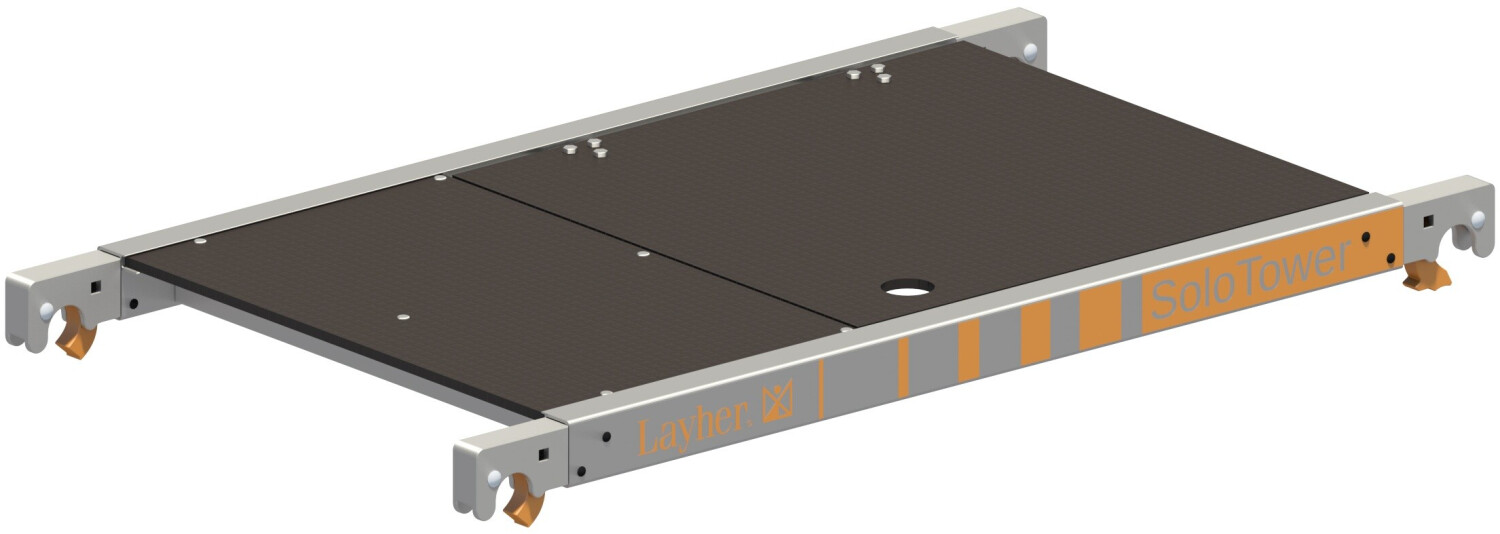 Layher Puente de acceso para SoloTower Aluminio/Contrachapado (1242113)