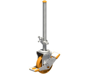 Layher Swivel castor 700 with spindle and lock Ø200 mm height-adjustable (1359200)