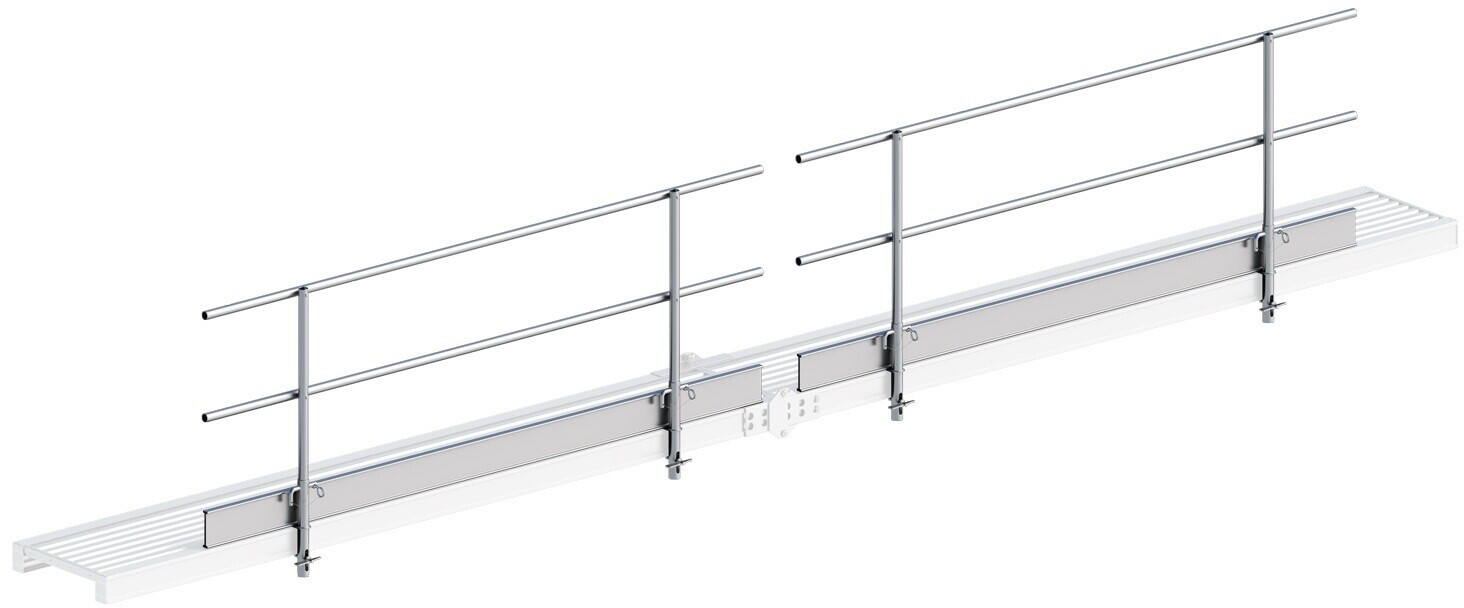 Layher Protección lateral para pasarela de aluminio 600 plegable, 7,30 m (0006211)