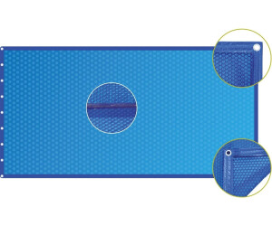 Aqualux Air bubble pool cover oval blue, 400 µm