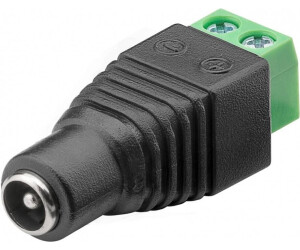 Goobay Terminal Block 2-pin > DC Female Socket (5.50 x 2.10 mm) (76743)