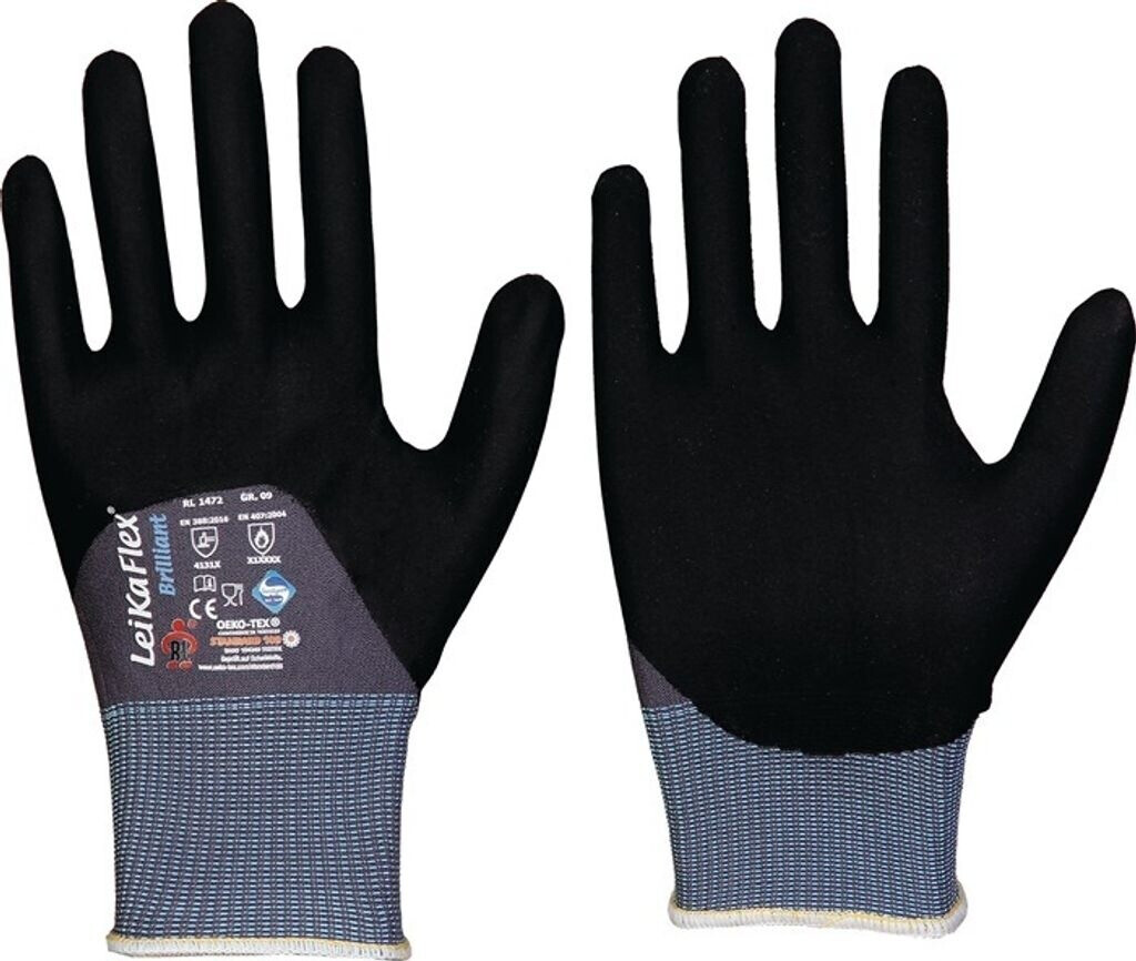 Richard Leipold LeikaFlex Brilliant Gloves grey/black (1472-9)