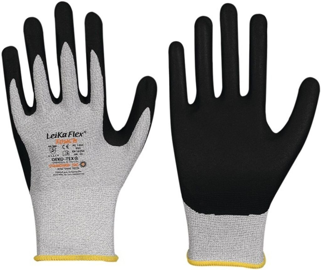 Richard Leipold Gloves LeikaFlex Touch 1464 grey/black (1464)