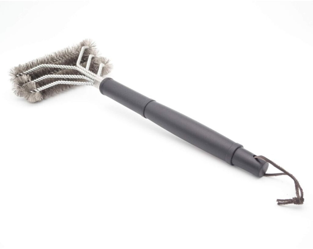 Paella World BBQ Grill Brush with 3-row stainless steel brush head 43 cm (9827)