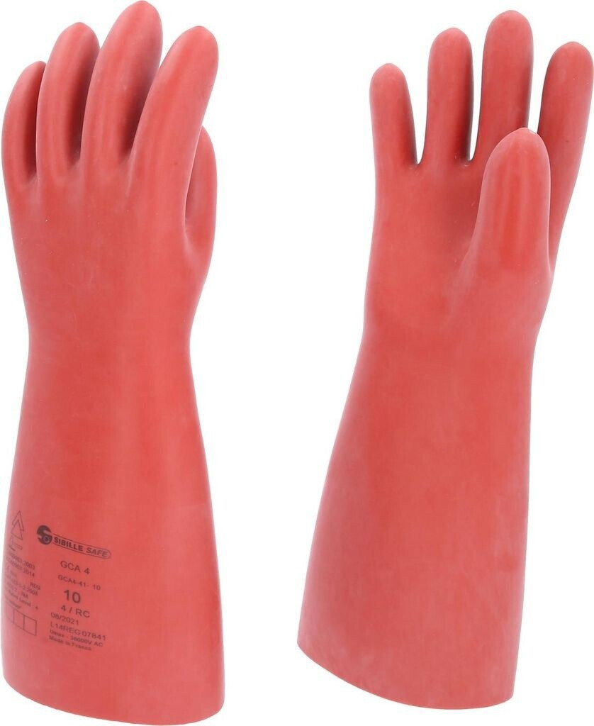 KS Tools Electrician protective glove with mechanical and thermal protection, Class 4, red (117.0099)