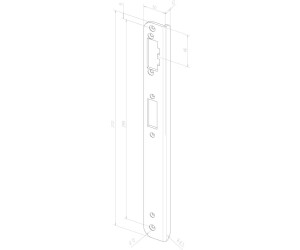 Assa Abloy Mediator Door Opener with Angled Strike Plate DIN Left (65-----32A35E94)