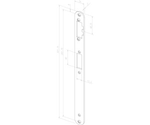 Assa Abloy Mediator door opener with radius strike plate (65-----60A35E91)