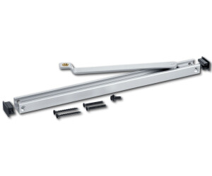 GEZE Slide rail with lever for TS 1500 G aluminum traffic white RAL 9016 (101887)