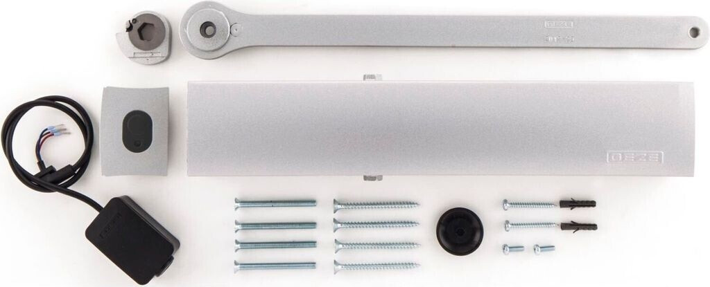 GEZE Overhead door closer TS 5000 E Hy, aluminum silver (155475)