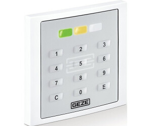 GEZE Access Control System GCER 300 T Light-1 Door grey IP 54 RFID Reader Flush-mounted (185710)