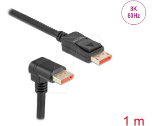 DeLock DisplayPort 1.4 Cable, 8K @60 Hz, 90° angled down, 1 m (87050)