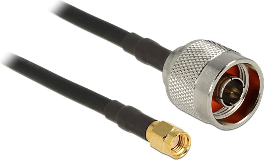 DeLock Antenna Cable N Connector to RP-SMA Connector CFD200 1.5m (88939)