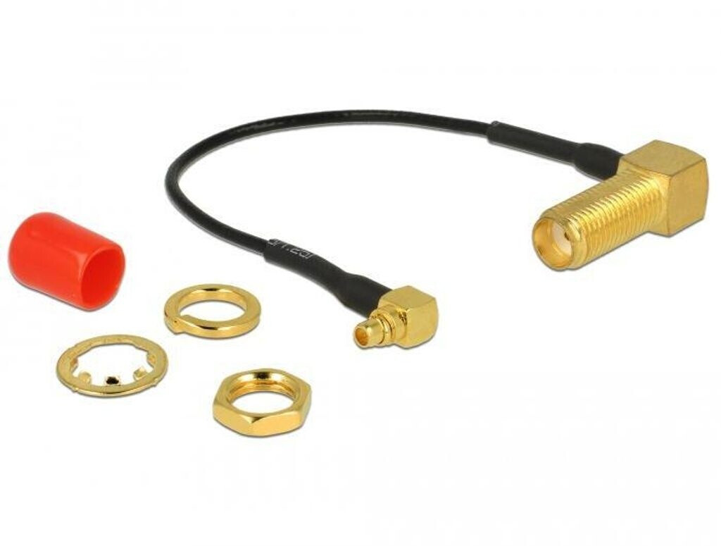 DeLock Antenna Cable SMA 90° Female for installation > MMCX 90° Male 10 cm (89626)