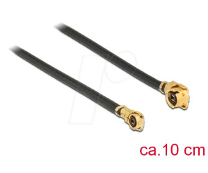 DeLock Antenna Cable MHF I Male to MHF 4L Male 10 cm (89647)