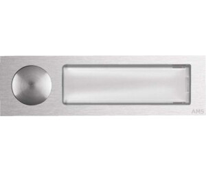 ELCOM AV3 Call Button with Illuminated Name Plate EB Aluminum (REH029Y)
