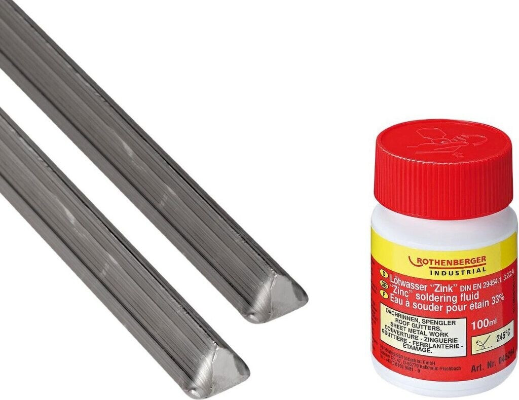 Rothenberger Soldering Wire Rod 100 g with Soldering Flux 100 ml (1500004954)