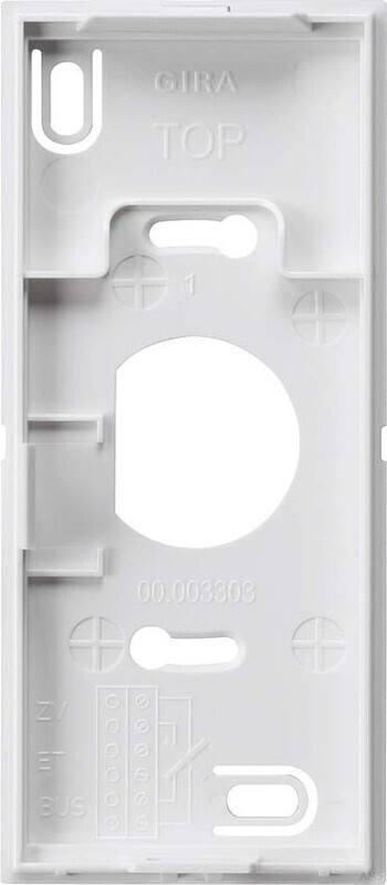 Gira Mounting Plate Apartment Station Video Surface-Mounted System 55 Pure White (851003)