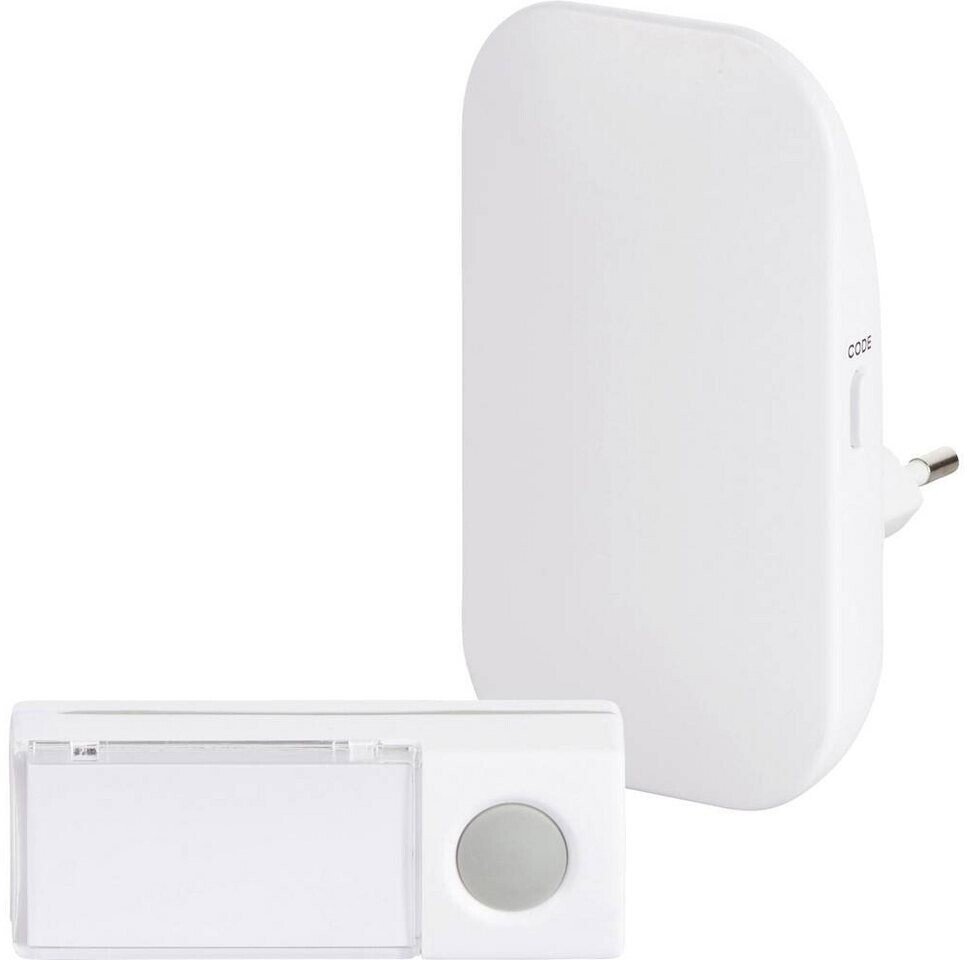 Heidemann Funkgong Komplett-Set mit Namensschild HX Brilliant 230V (70807)