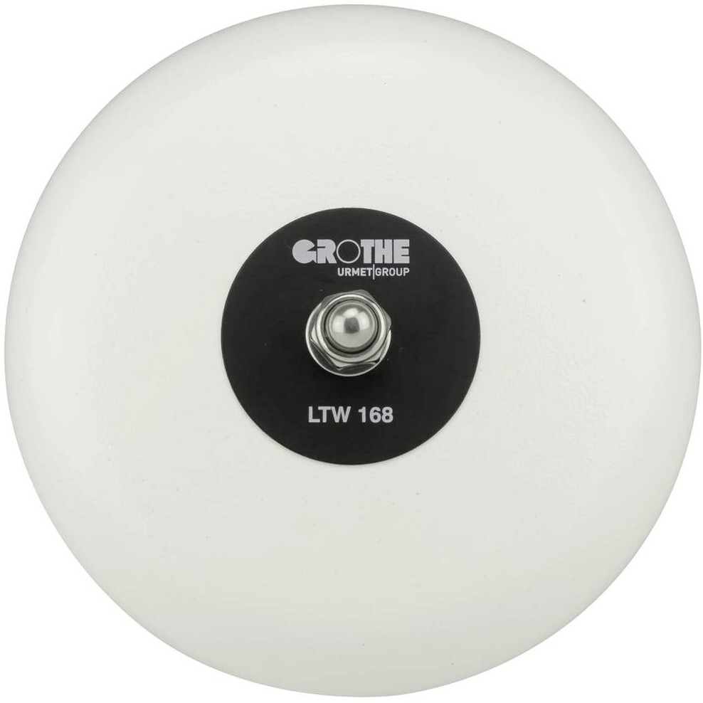 Grothe Groß-Läutewerk LTW 168 WS 12V AC 100 dBA Weiß (22572)