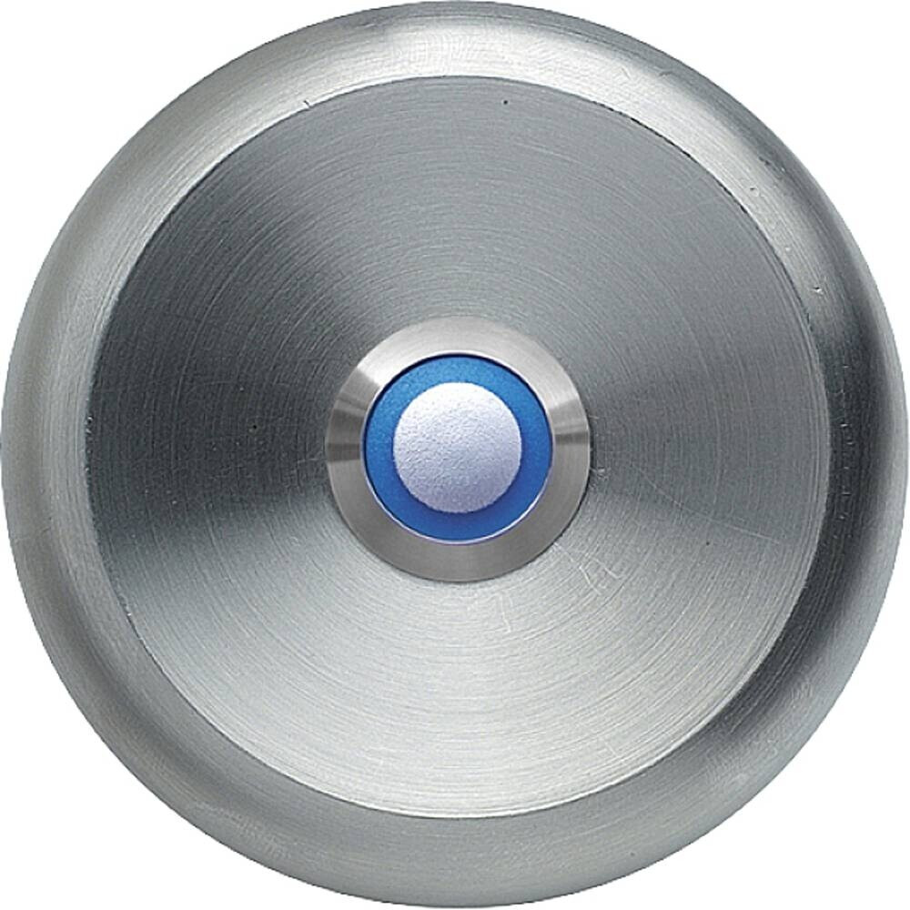 Grothe ETA S100 LED Klingeltaster Edelstahl blau (55543)