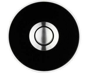 Grothe Klingeltaster rund Schwarz, Weiß (64196)