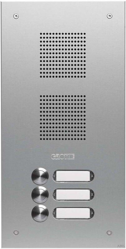 Grothe TS 787 1-3 Door Station External Unit Silver (78713)