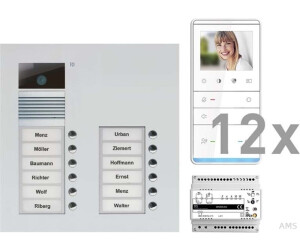 TCS Video Intercom System for 12 Residential Units with AVU Outdoor Station (PVU17120-0010)