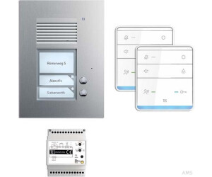 TCS TASTA:pack Audio Intercom System for 2 Residential Units (PSU2320-0000)