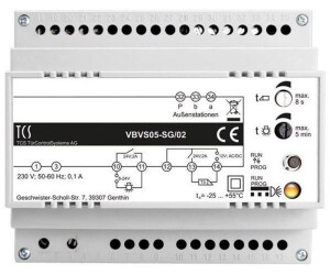 TCS Power supply and control unit for audio and video systems 1 strand 6TE (VBVS05-SG/02)