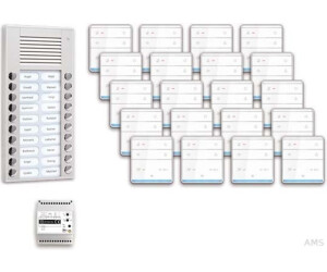 TCS Audio Intercom System for 20 residential units with PES outdoor station (PPAF20-EN/01)