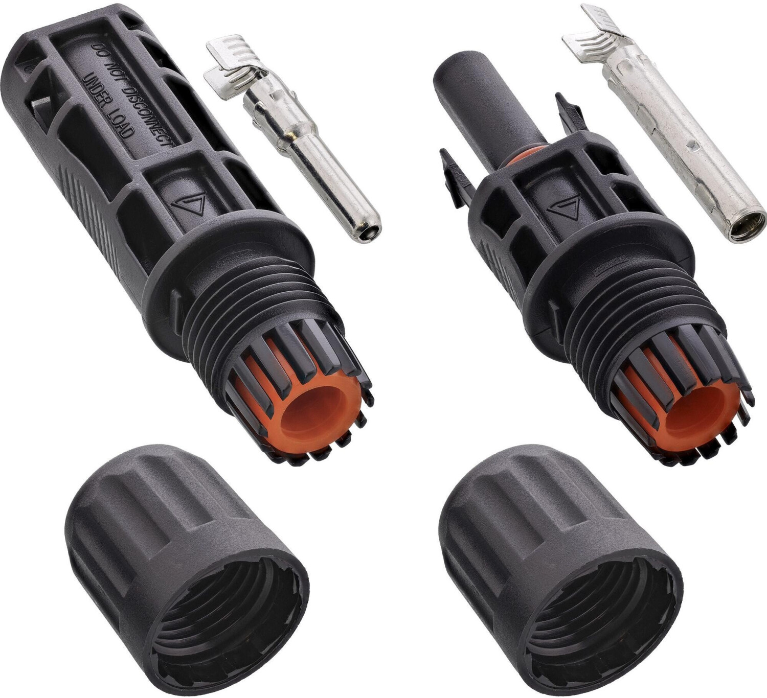 InLine Set de conectores fotovoltaicos solares, macho + hembra (94001)