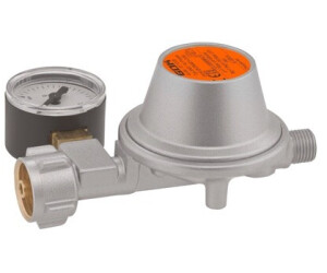 GOK Régulateur basse pression EN61 1,5 kg/h 50 mbar avec manomètre KLF x G 1/4 LH-KN (01 113 05)