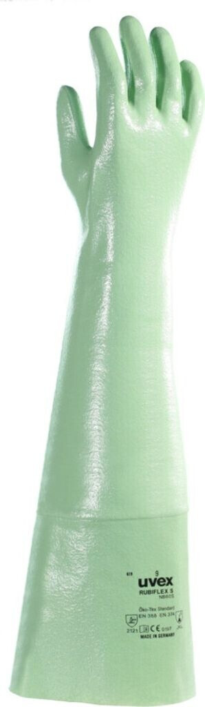 uvex rubiflex S NB60S chemical protection gloves green (9893199)