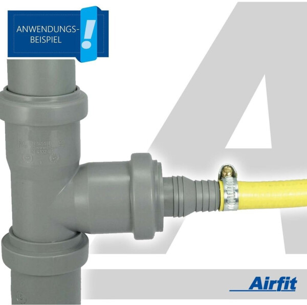 Airfit Schlauchnippel DN 32 für Schlauchdurchmesser 8-25 mm (50015SN), Bild 4