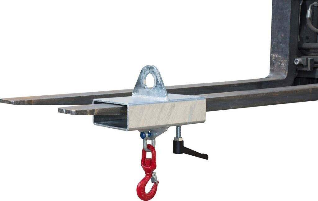 EUROKRAFT Load Hook LH-I 1,5 for Forklift, Load Capacity 1500 kg, Hot-Dip Galvanized (4453-08-0000-7)